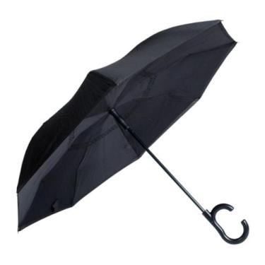 Imagem de Guarda-chuva Invertido 105cm Automático Preto  Fazzoletti