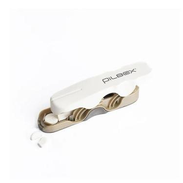 Imagem de Cortador De Comprimidos Pilbox Cutter Cor Cinza