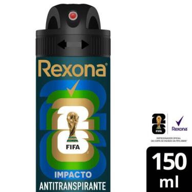 Imagem de Desodorante Antitranspirante Aerosol Masculino Rexona Impacto 72 horas