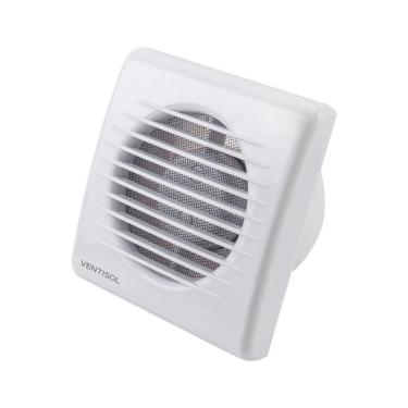 Imagem de Exaustor Ventisol EXB Ideal para Banheiros Até 6m2 com Tela Protetora em Aço Inox Branco 100MM
