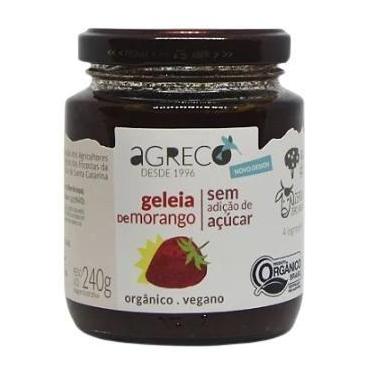 Imagem de Geleia de Morango Orgânica Sem Adição de Açúcar Agreco 240g