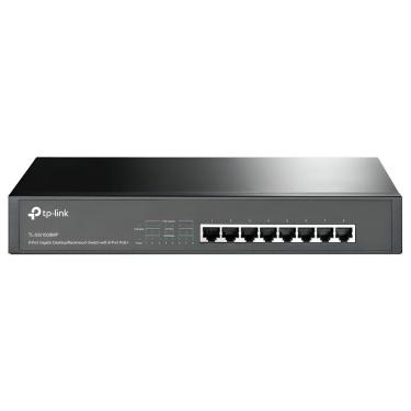 Imagem de Switch TL-SG1008MP Poe+ com Alimentação por Cabo de Rede Racmount 8 Portas 10-100-1000MBPS TP-Link