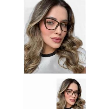 Imagem de Armação Óculos Grau Clip On Polarizado Grande Marrom - Congratulations