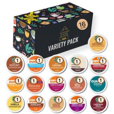 Imagem de Cápsulas de Café FIVEANDTWOESTORE 16 Unidades  Kit Variado de Sabores 