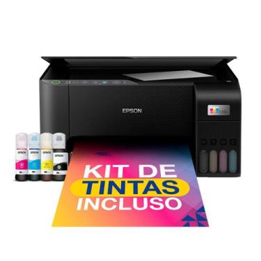 Imagem de Impressora Multifuncional Epson Ecotank Jato de Tinta com USB e Wi-Fi 