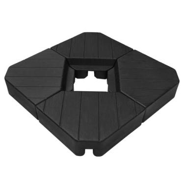 Imagem de Base de Pesos para Suporte C-Hopetree 104kg 4 Peças Preto