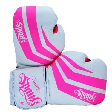 Imagem de Luva Boxe MuayThai Kickboxing Spank COMFY Profissional, Rosa, 12 OZ
