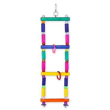 Imagem de Escada 4 Degraus Passaros Aves Calopsita Periquito