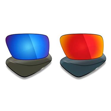 Imagem de 2 pares de lentes polarizadas de substituição da Mryok para óculos de sol Oakley Twitch – Opções