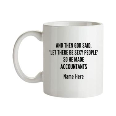 Imagem de Caneca personalizada de contador - Presentes de contador cautelosos - Caneca customaizada com seu nome de contador - Caneca de café de 325 ml