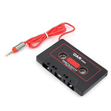 Imagem de Leitor de cassete de carro, adaptador de fita de cassete estéreo de carro CD MD MP3 MP4 Player para áudio auxiliar de 3,5 mm para celular