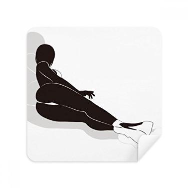 Imagem de Biquíni feminino Hot Women com pernas compridas, tecido de camurça, 2 unidades