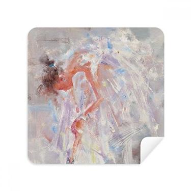 Imagem de Ballet Girl XJJ Óculos de pintura a óleo pano pano limpador de tela tecido camurça pacote com 2