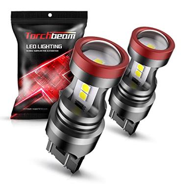 Imagem de Torchbeam 7440 7443 Lâmpada de LED Xenon branca 6000k T20 Wedge 7441 7444 992 Lâmpadas de LED com projetor (pacote com 2)