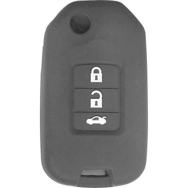 Imagem de Capa Silicone Chave Canivete 3 Botões Honda City, Civic, Fit