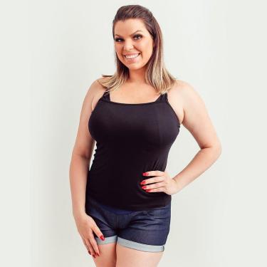 Imagem de Regata Luna Amamentação - Preto