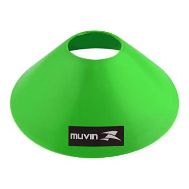 Imagem de Half Cone de Marcação de Plástico Muvin – Chapéu Chinês - Treino Funcional – Agilidade – Treinamento – Circuitos – Desempenho - Resistente – Futebol – Basquete – Voleibol – Handebol - Beisebol
