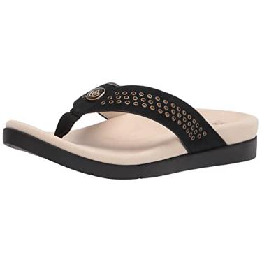 Imagem de Spenco Chinelo feminino, Preto, 8.5