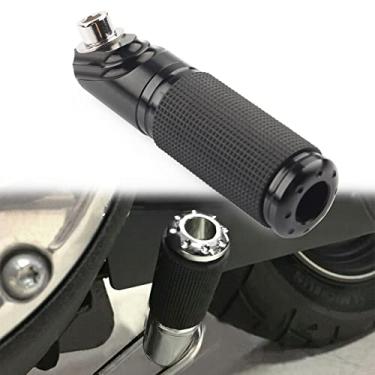 Imagem de FINMOKAL Para Harley Dyna Low Rider Fxdl Jiffy Stand 91-17 Extensão De Suporte De Motocicleta