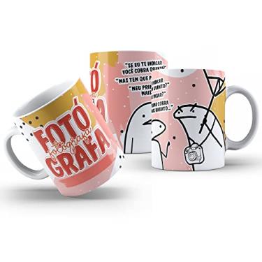 Imagem de Caneca Fotógrafa Flork Profissões - xícara de porcelana criativa