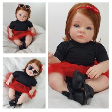 Imagem de Bebê Reborn Fashionista, Muito Linda, Enxoval Completo