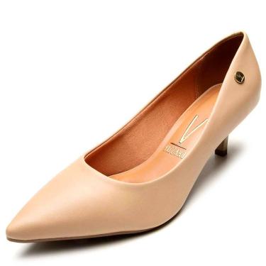 Imagem de Scarpin Vizzano Pelica Conforto Salto Baixo - Bege