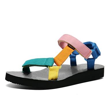 Imagem de Sandália feminina original esportiva para água com suporte de arco, tapete de ioga, palmilha para atividades ao ar livre, caminhadas, sapatos leves 8