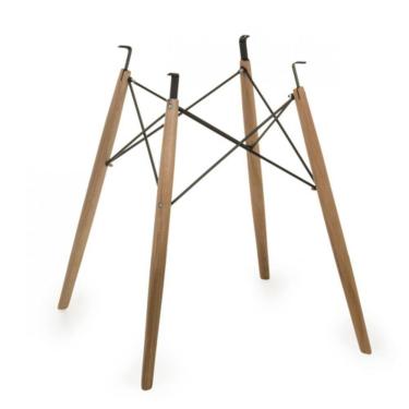 Imagem de Base Mesa Em Madeira Dkr OR Design Bege