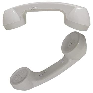 Imagem de Monofone Pop Phone Microfone Kit 2 Und Atende Chamadas Ligaçoes Telefone Celular Smartphone Vinatge Portatil Audio Retro