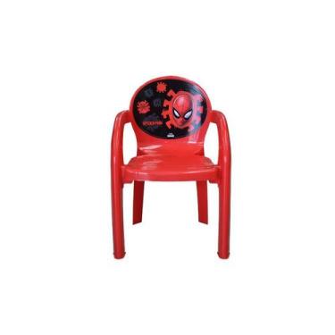 Imagem de Cadeira Poltrona Infantil Decorada Homem Aranha - Plasútil