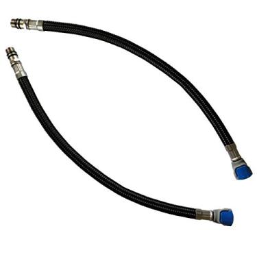 Imagem de Tubo de alimentação de água TRUSTMI de conexão rápida, 30,48 cm de tubo de substituição para torneira de banheiro ampla, 2 peças