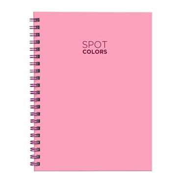 Imagem de Caderno Capa Dura Spot Colors Rosa Pink 100 Fls 21x28cm