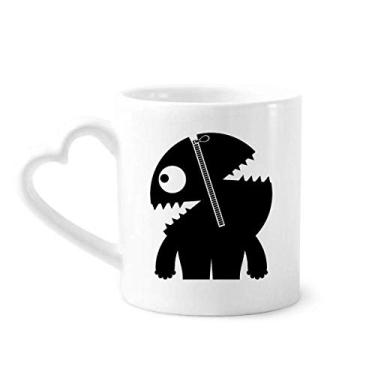 Imagem de Caneca Universe Alien Monster Alien Criatura Caneca Café Cerâmica Copo Coração Vidro