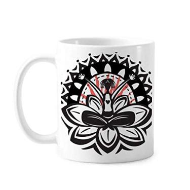 Imagem de Lotus Outline Caneca Mexicana Celebre o México Cerâmica Café Porcelana Utensílios de Mesa