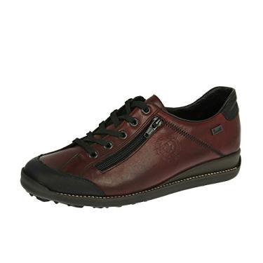 Imagem de Rieker Sapatos femininos casuais com cadarço 44221-00, Red, 36 BR