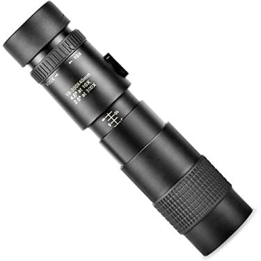 Imagem de Telescópio Monocular 4k 10-300x40mm, Monocular Tele Telescópio monocular à prova d'água para smartphone para caminhadas camping observação de pássaros