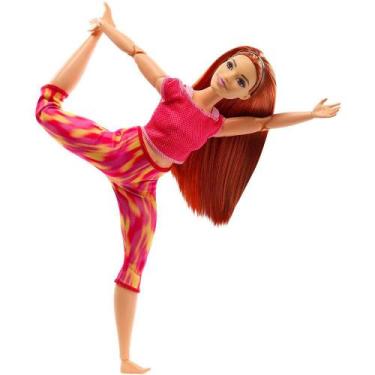 Imagem de Barbie Feita Para Mexer Ruiva Roupas Esportivas - Mattel
