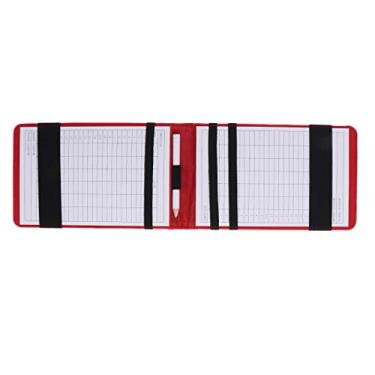 Imagem de Suporte para Cartão de Pontuação de Golfe Profissiol E Capa para de Jardas | Grande de Golfe | Acessórios de Golfe para Golfistas Uni, Preto, como descrito