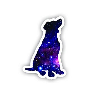 Imagem de Adesivo de cachorro para Galaxy Collection – Adesivos de laptop – decalque de vinil de 6,35 cm – Laptop, telefone, tablet, decalque adesivo de vinil