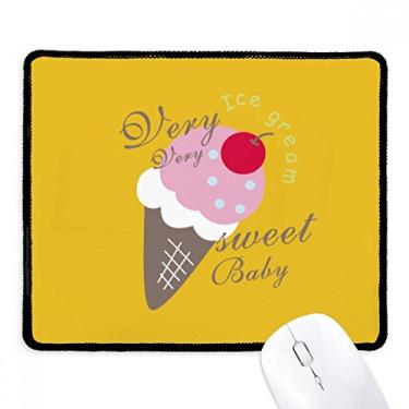 Imagem de Mousepad Cherry Sweet Baby Sweet Ice Cream Tapete de borracha para jogos