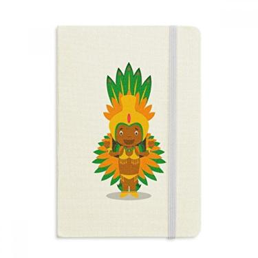 Imagem de Caderno de desenho do Brasil Orange Wild com capa dura em tecido oficial