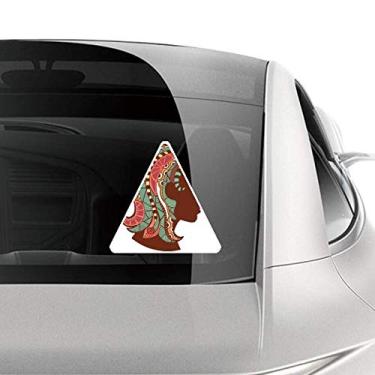 Imagem de DIYthinker Adesivo de carro com símbolo do zodíaco de constelação de virgem, decalque de bagagem