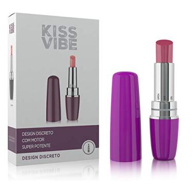 Imagem de Vibrador Lipstick Kiss Vibe cor Lilás