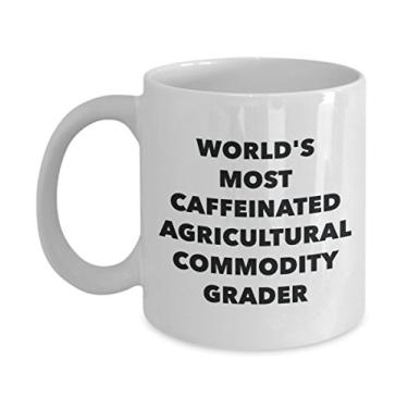 Imagem de Caneca do World's Most Caffeinated Agricultural Commodity Grader – Chá divertido de cacau quente – Ideia de presente de aniversário de Natal