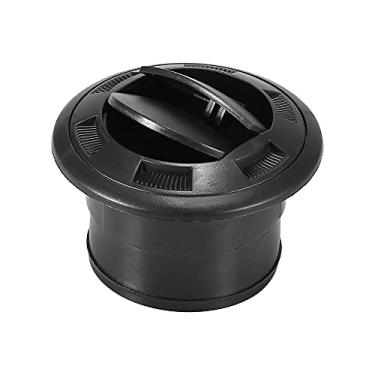 Imagem de X AUTOHAUX Tomada defletora de ar condicionado preto universal de 75 mm para carro RV sem grade