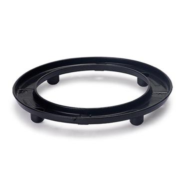 Imagem de Suporte Para Botijão De Gás Fixo Plástico - Botijao Gas - PRETO - Panami