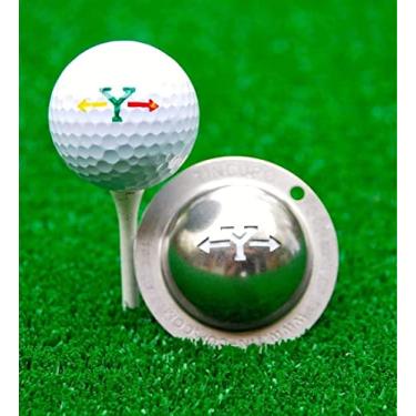 Imagem de Tin Cup Alpha Players Cup Y Estêncil de bola de golfe