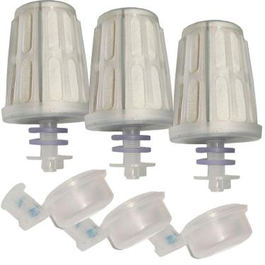 Imagem de Kit 3 Vela Refil Filtro Talha Barro Gravidade Carvão Ativado