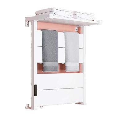 Imagem de Toalheiro Elétrico Doméstico Trilhos de Secagem de Fibra de Carbono Inteligentes Com Controle de Temperatura Do Banheiro Termostato Do Hotel Aquecedor De Toalhas,B