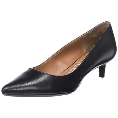 Imagem de Calvin Klein Sapato feminino Gabrianna, couro preto, 39 médio EUA, Couro preto, 38